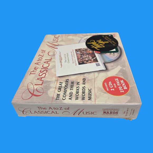 NEW 1995 The A to Z of Classical Music Great Composers 2CDs +270 Pg Booklet READ - Picture 8 of 9